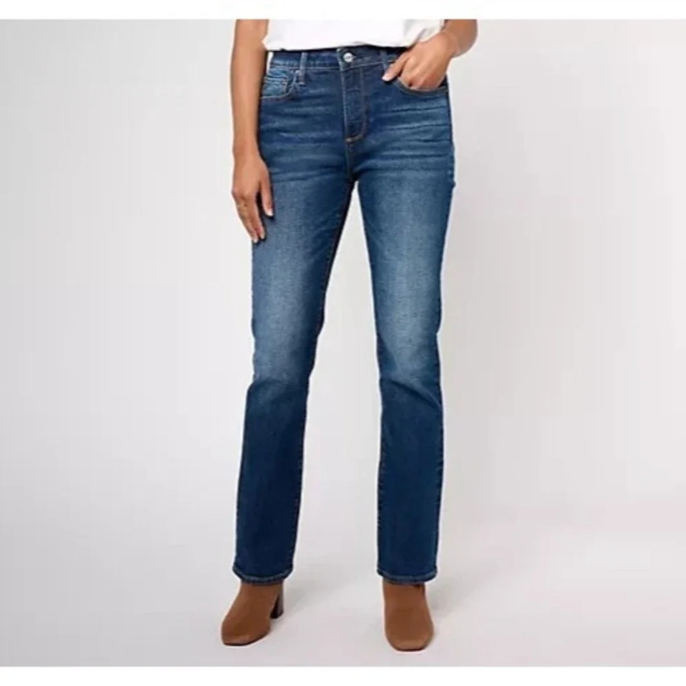 Driftwood Denim Kelly Bootcut Jeans Blue Medium Wash Cotton Blend Stretch 30 - Picture 1 of 10